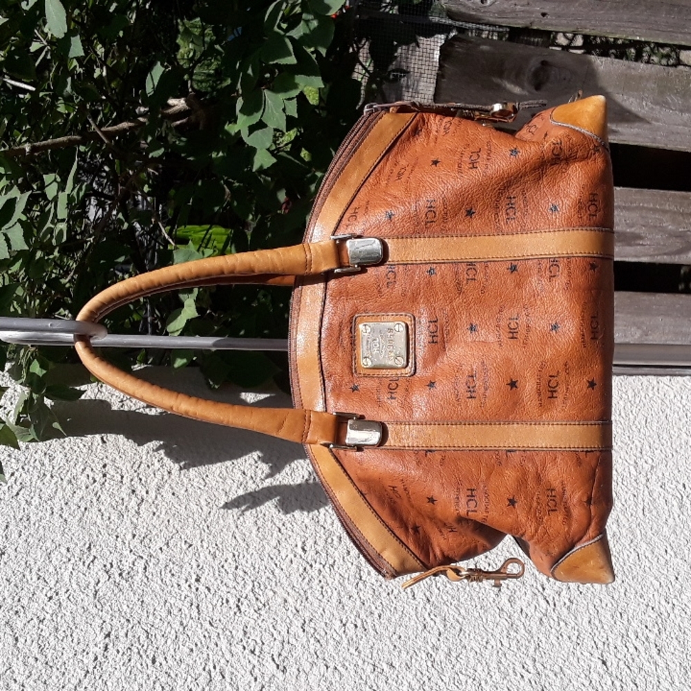 💥Vintage HCL Leather Handbag Made in Germany Rare Color! 💥 - Picture 14 of 14